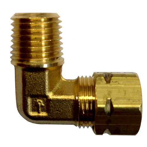 Uflex USA - Uflex 90&deg; Helm Fitting f/UP Series - 1/4" NPT to 3/8" COMP