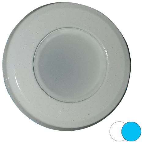 Shadow-Caster LED Lighting - Shadow-Caster 2-Color Blue/White Dimmable White Powder Coat Down Light