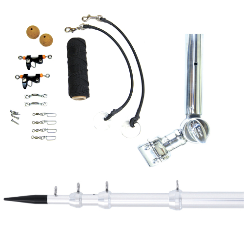 Tigress - Tigress T-Top Clamp-On Telescoping System - 1-1/2" - Silver