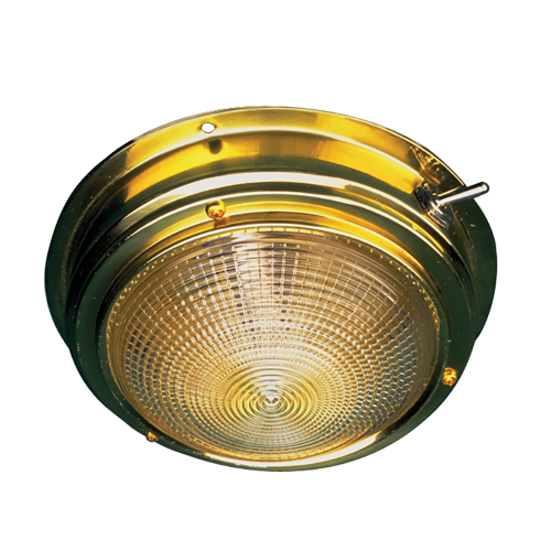 Sea-Dog - Sea-Dog Brass Dome Light - 4" Lens