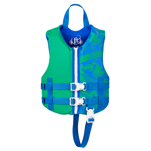 Full Throttle - Full Throttle Rapid-Dry Life Vest - Child 30-50lbs - Blue/Green