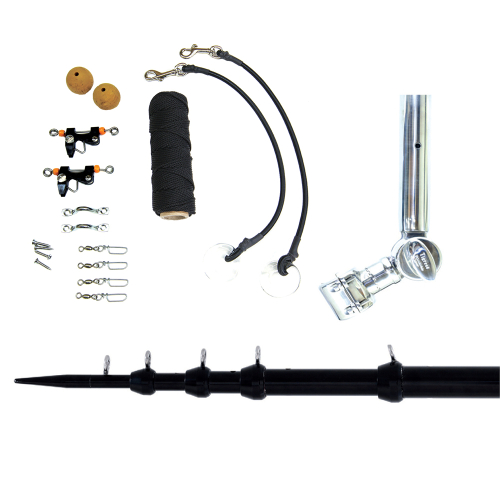 Tigress - Tigress T-Top Clamp-On Telescoping System - 1-1/2" - Black
