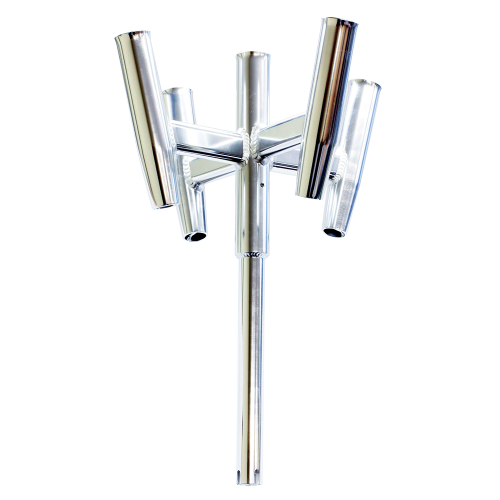Tigress - Tigress Five Banger Aluminum Rod Holder - Straight Butt