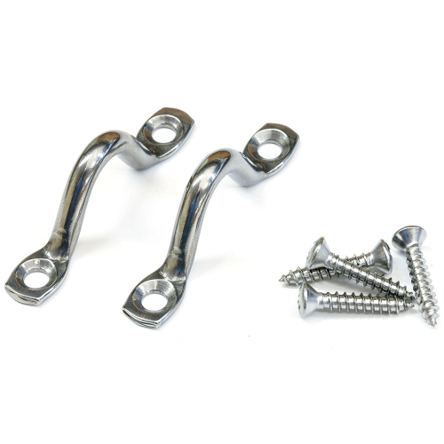 Tigress - Tigress Stainless Steel Pad Eyes w/Stainless Steel Screws
