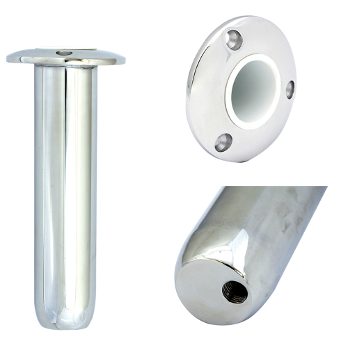 Tigress - Tigress Round Head Closed Base Rod Holder - 0&#176; - 9"