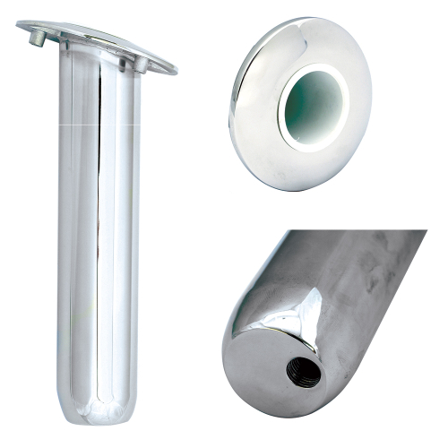 Tigress - Tigress Blind Mount Round Head Closed Base Rod Holder - 30&#176; - 9"