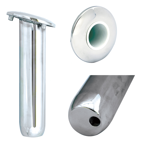 Tigress - Tigress Blind Mount Round Head Closed Base Rod Holder - 15&#176; - 9"