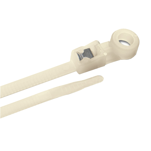 Ancor - Ancor Mounting Self-Cutting Cable Ties - 11" - Natrual - 500-Pack
