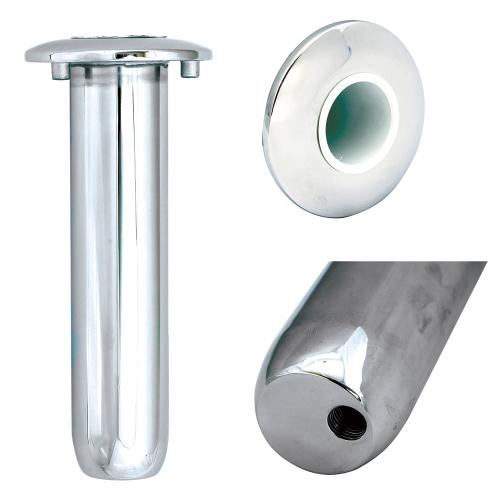 Tigress - Tigress Blind Mount Round Head Closed Base Rod Holder - 0&#176; - 9"