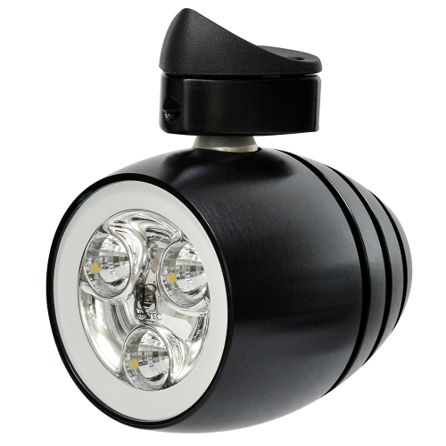 Lumitec - Lumitec Octane - LED Tower/Spreader Light - Black Housing - White Non-Dimming