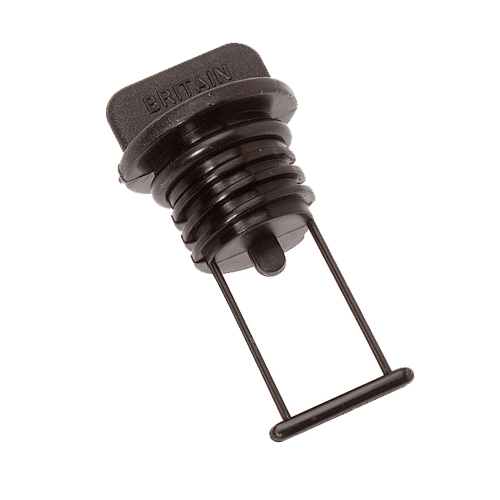 Barton Marine - Barton Marine Drain Plug - 15mm (19/32") Bore - Black