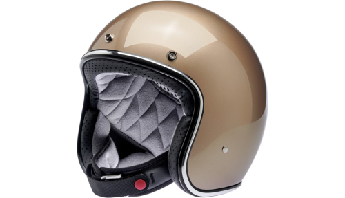 Biltwell Inc. - Biltwell Inc. Bonanza Solid Helmet - 1005-328-101 - Metallic Champagne - X-Small