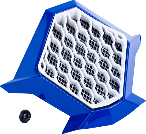 Fly Racing - Fly Racing MouthPiece for Toxin Helmets - Resin Black/Blue - 73-88053