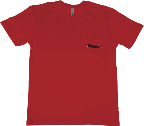 Dragonfire Racing - Dragonfire Racing Logo Pocket T-Shirt - 13-0030 - Red - Small