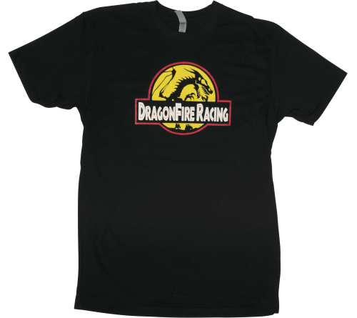 Dragonfire Racing - Dragonfire Racing Jusassic Fire T-Shirt - 13-0035 - Black - Small