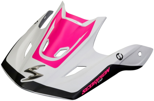 Scorpion - Scorpion Peak Visor for VX-R70 Helmets - Ozark Pink/white - 70-06-81