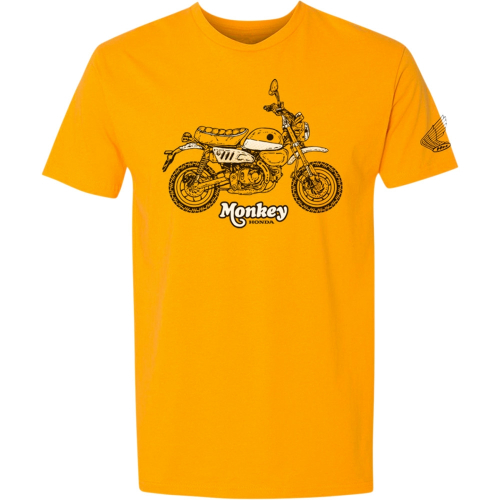 Honda Collection - Honda Collection Honda Monkey Moto T-Shirt - NP21S-M1822-M - Gold - Medium