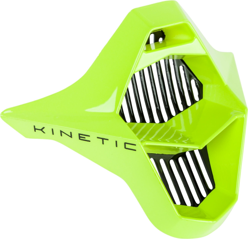 Fly Racing - Fly Racing Mouth Piece for Kinetic Sharp Helmets - Black/Hi-Vis - 73-47970