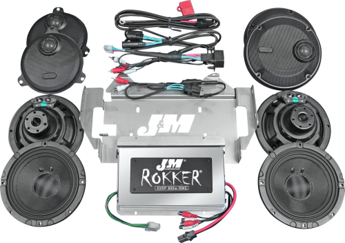 J&M - J&M XXR Extreme 800W Speaker and Amplifire - XXRK-800SP4-14UL