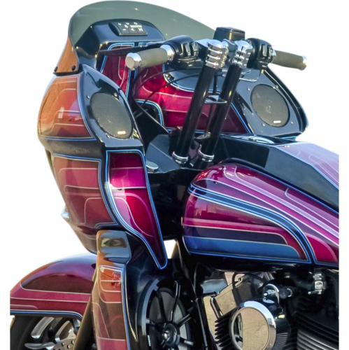 Klock Werks - Klock Werks Klip Splitter Handlebar - 12in. - Black/Chrome - KW06010355BC