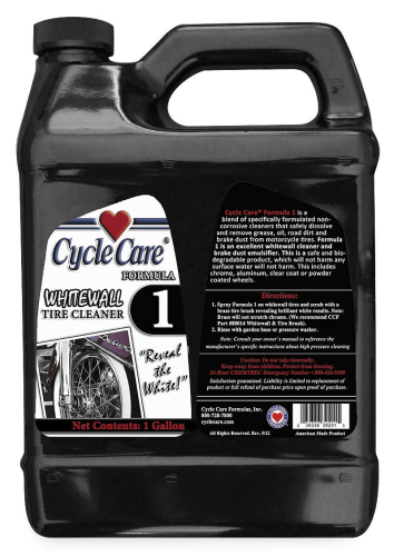 Cycle Care Formulas - Cycle Care Formulas Formula 1 Whitewall Tire and Wheel Cleaner - 1gal. - 1128