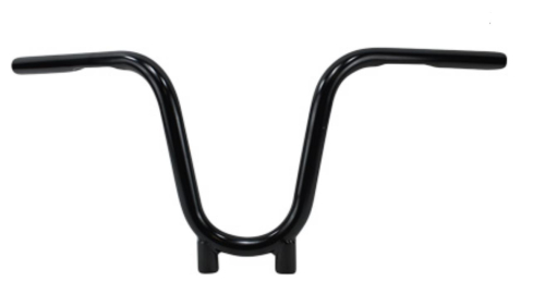 TC Bros - TC Bros 1in. Bootlegger Dimpled Handlebar - Black - 101-0128