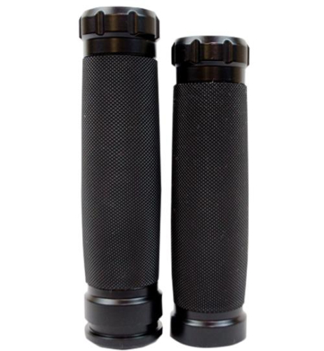 Trask Performance - Trask Performance V-Line Billet Grips - Black - TM-2073