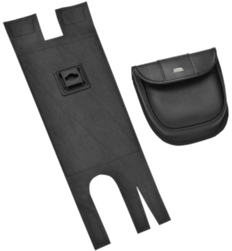 Hopnel - Hopnel EZ Mount Pouch for Saddlebags without Guardrails - Left - Black - HD90-005BKL