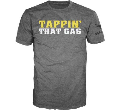 QuadBoss - QuadBoss Tappin Gas Tee - 3600-GAS-3X - Gray - 3XL