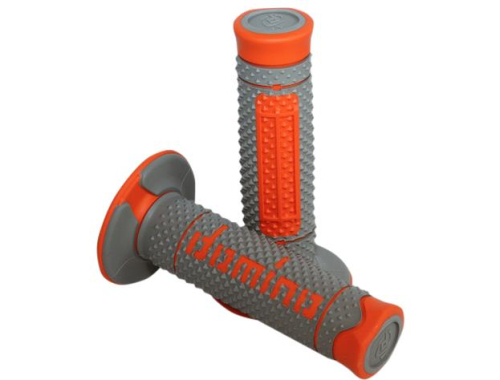 G2 Ergonomics - G2 Ergonomics Domino Diamonte Grips - Gray/Orange - A26041C4552