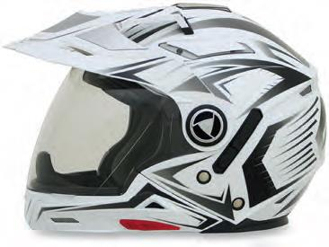 AFX - AFX FX-55 7-in-1 Graphics Helmets - 0104-1598 - White Multi - X-Small