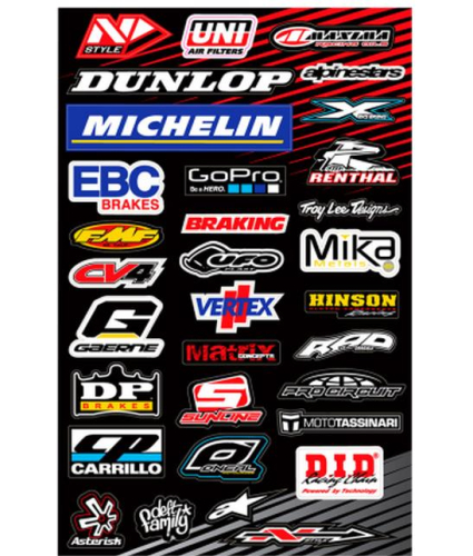 N-Style - N-Style Large Logo Sticker Kit - Style 5 - N30-1041