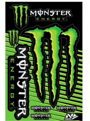 N-Style - N-Style Universal Sticker Kit - Monster Energy Style 2 - N30-1046