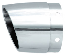 Rush Exhaust - Rush Exhaust 3.5in. Performance Muffler Tip - Tapered with Angle Cut - 3514
