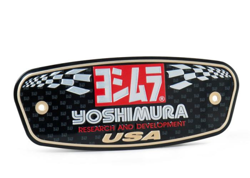 Yoshimura - Yoshimura Nameplate Badge for R-77 Mufflers - R77-NB001