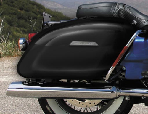 Hardstreet - Hardstreet Hardkinger Solid Saddlebag - Satin Black - 1HAR-7000-02