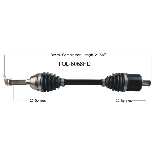 Open Trail - Open Trail OE 2.0 Front Axle - POL-6068HD