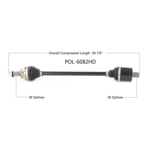 Open Trail - Open Trail HD 2.0 Rear Axle - POL-6082HD