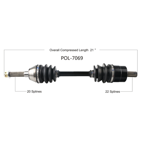 Open Trail - Open Trail OE 2.0 Front Axle - POL-7069