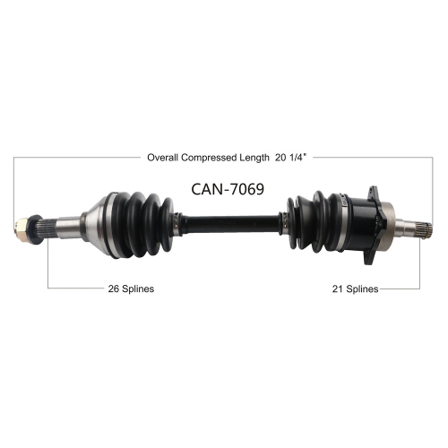 Open Trail - Open Trail OE 2.0 Front Axle - CAN-7069