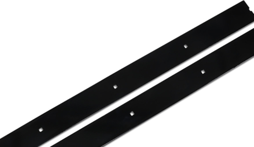 Moose Utility - Moose Utility Heavy-Duty Blade Steel Wear Bar - 72in. (2 Pcs) - Gloss Black - 4501-0666