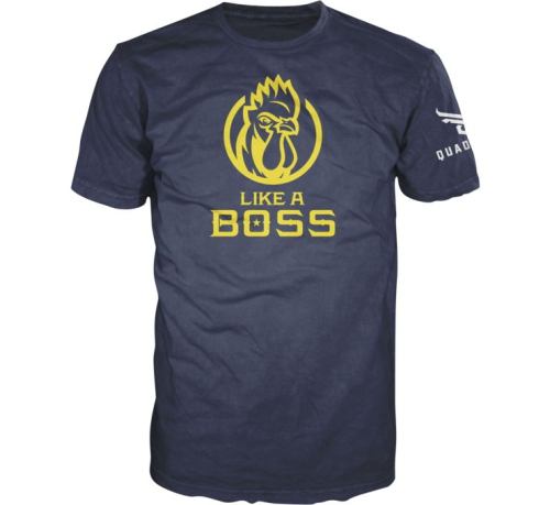 QuadBoss - QuadBoss Like a Boss Tee - 3600-BOSS-2X - Blue - 2XL