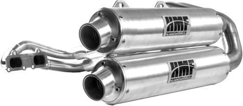HMF Engineering - HMF Engineering Titan Series Twin Loop Systems - Center Mount - Stainless Steel - 53559C637487