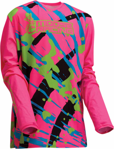 Moose Racing - Moose Racing Youth Agroid Jersey - 2912-2094 - Pink - Medium