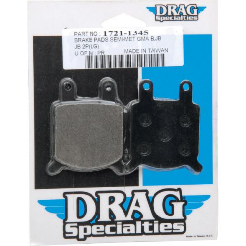 Drag Specialties - Drag Specialties Semi-Metallic Brake Pads - B16-0937SCP