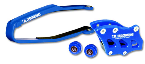 T.M. Designworks - T.M. Designworks Factory Edition 2 Stage Chain Slide-N-Guide Kit FE2 RCG-SY2 Guide - Blue - YCP-K12-RD
