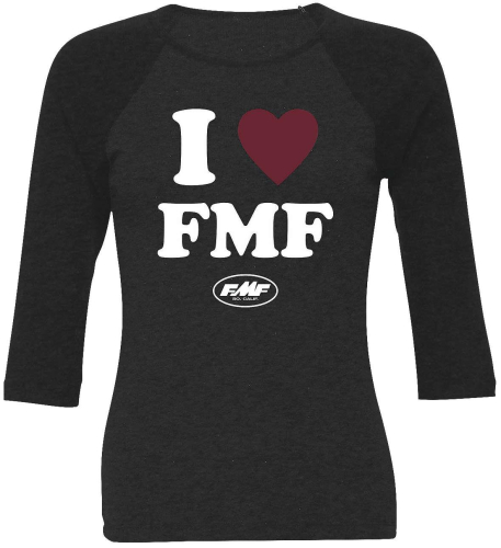 FMF Racing - FMF Racing Adore Raglan Womens T-Shirt - FA8419902-BLK-WSM - Black - Small