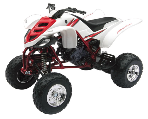 New Ray Toys - New Ray Toys 1:12 Scale ATV - Yamaha Raptor 660 - White/Red - 42923A