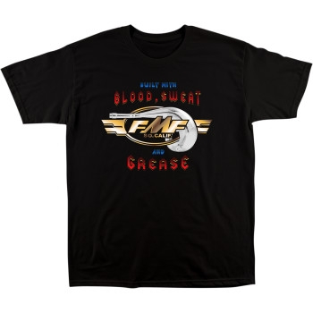 FMF Racing - FMF Racing Blood Sweat Grease T-Shirt - FA20118901BLKLG - Black - Large