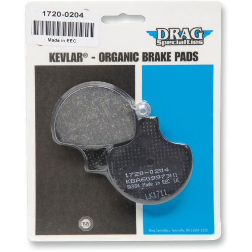 Drag Specialties - Drag Specialties Organic Brake Pads - 1720-0545